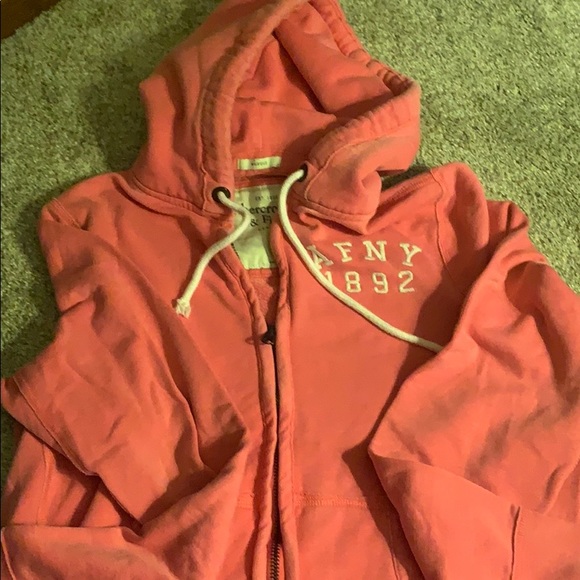 Excellent condition Abercrombie & Fitch zip Sz Md - Picture 1 of 4